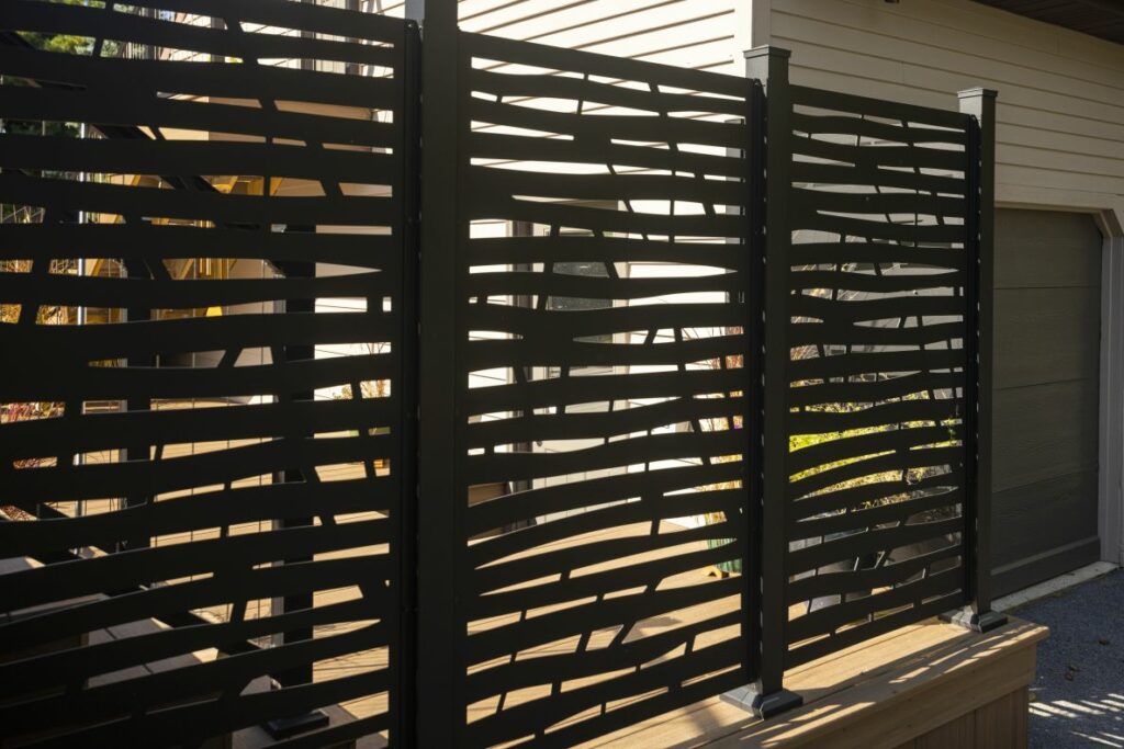Metal Deck Privacy Screen