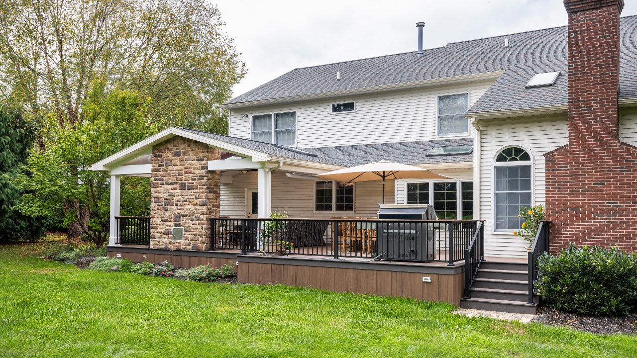 Aframe Covered Deck in Downingtown, PA - Stump's Decks & Porches